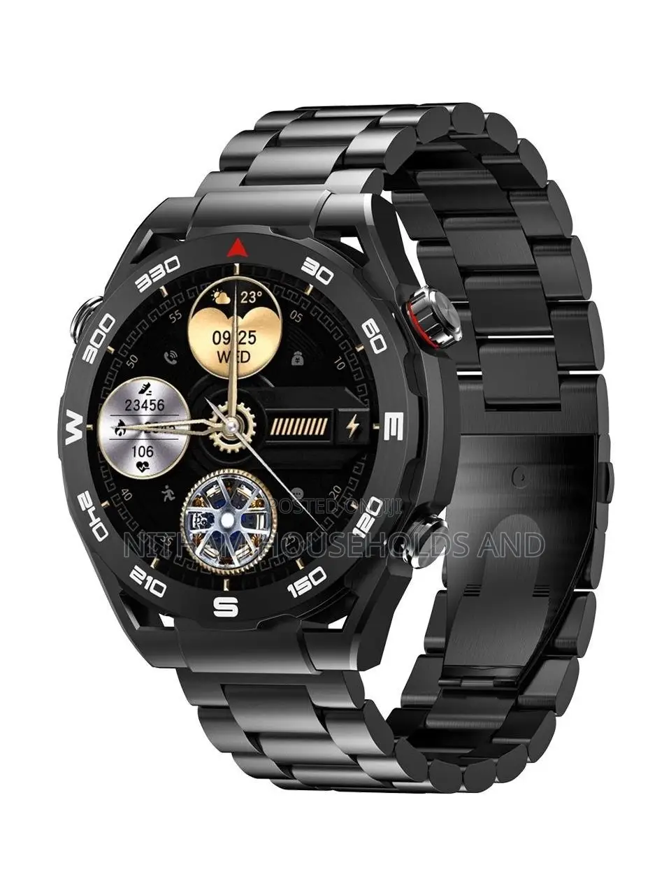 Havit M9030 Ultra Metallic Amoled Wireless Charging Smart Watch