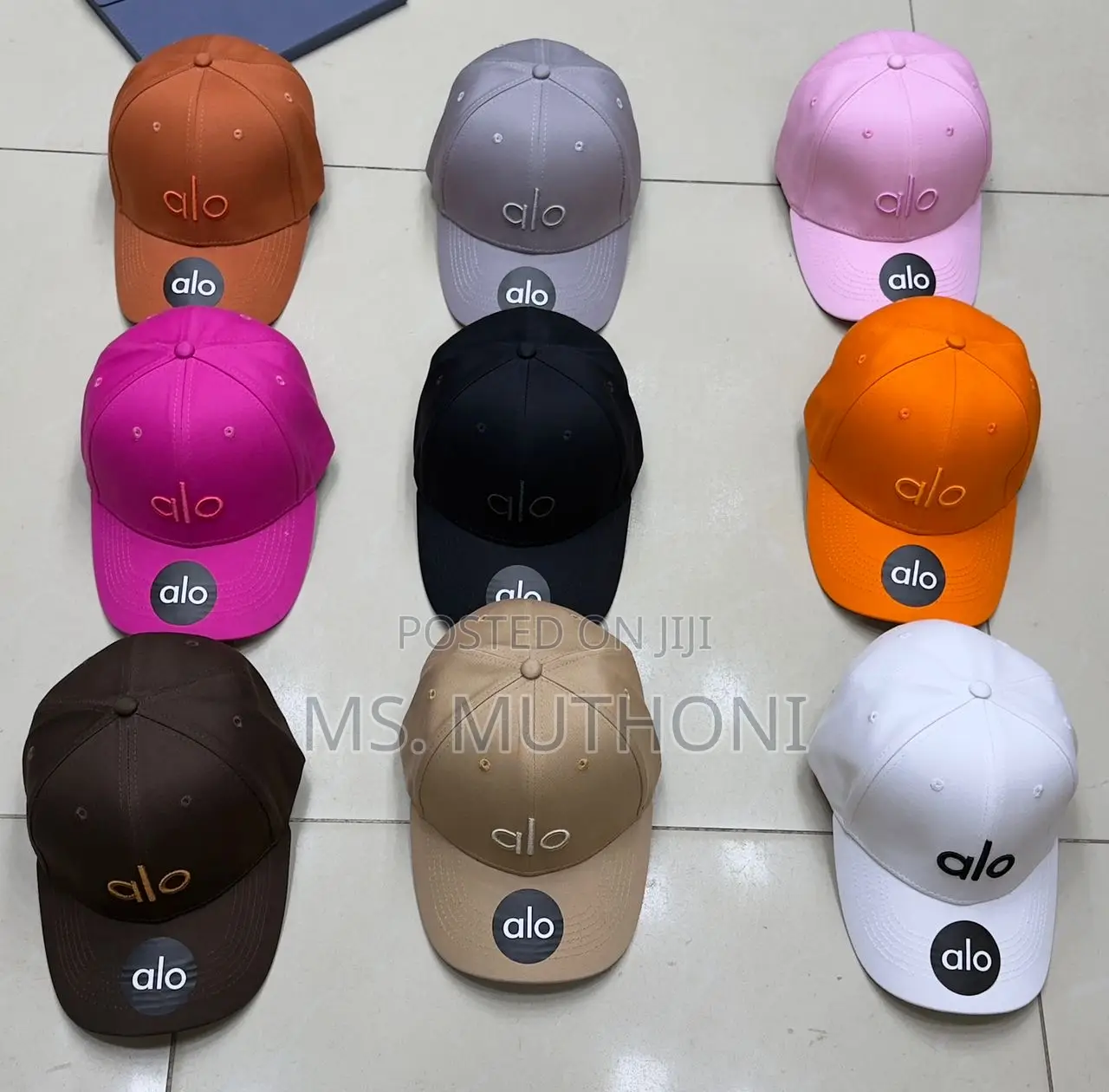Alo Embroidered Baseball Caps 