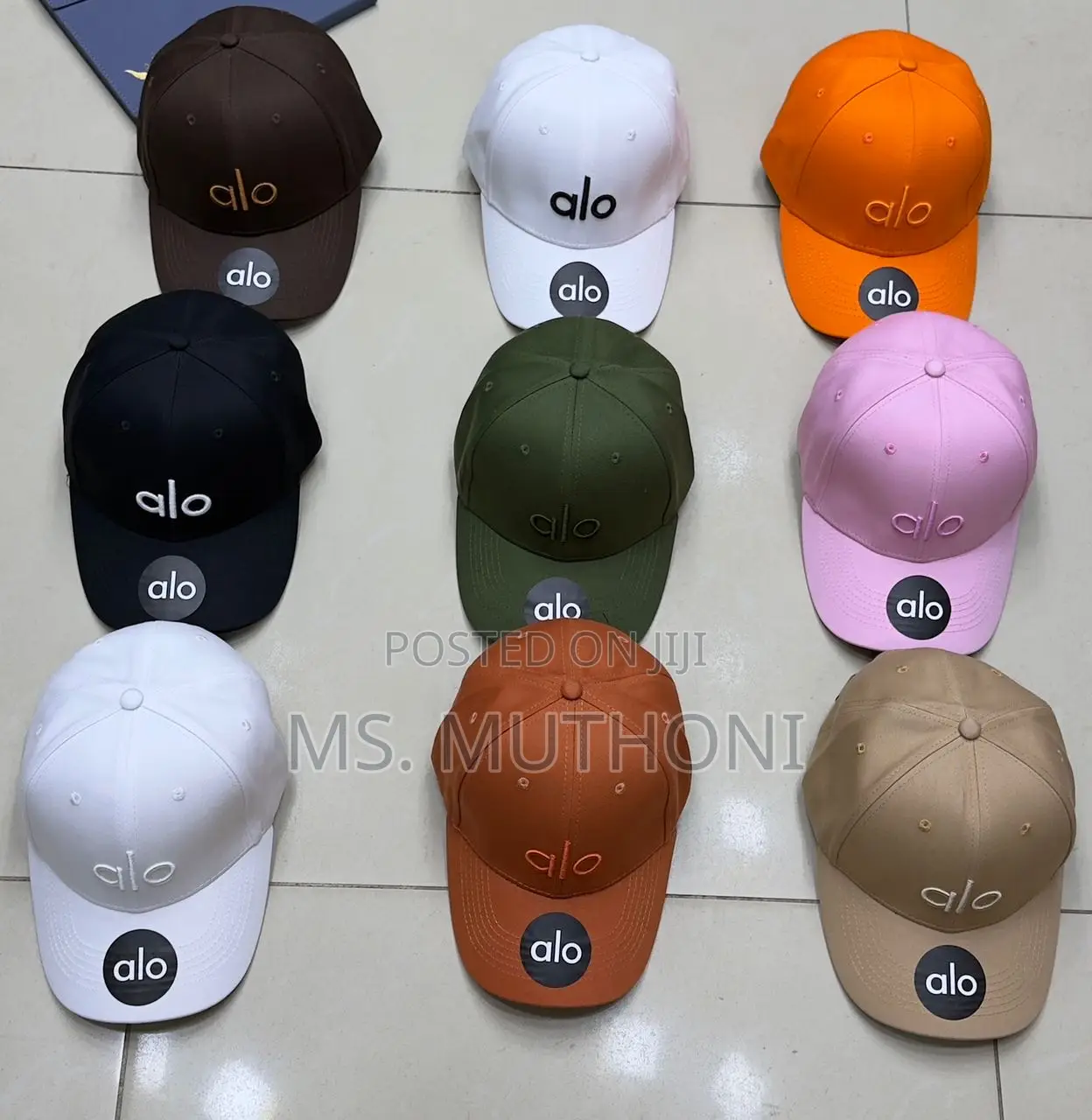 Alo Embroidered Baseball Caps 