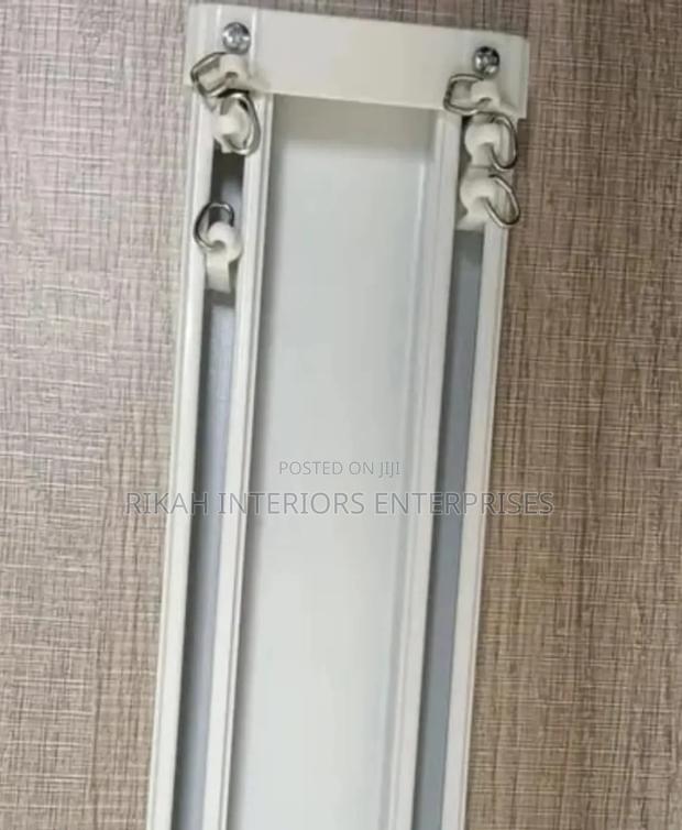 Twin Double Curtain Rails Curtain Rails Environmental Friendly Justin