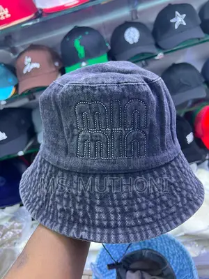 Min Min Washed Denim Bucket Hat