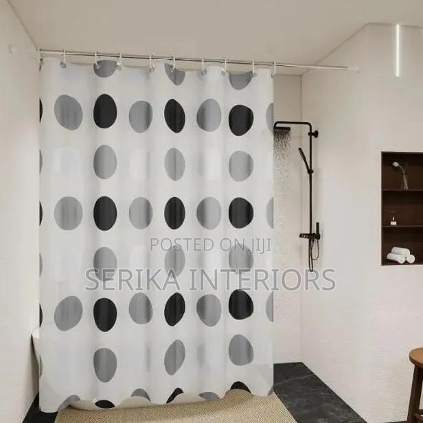 Black and White Shower Curtains Shower Curtains Environmental Friendly