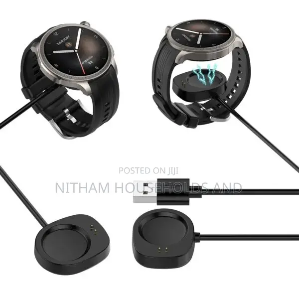 Magnetic USB Charging Cable for Amazfit T-Rex 3 Pro Watch Charger