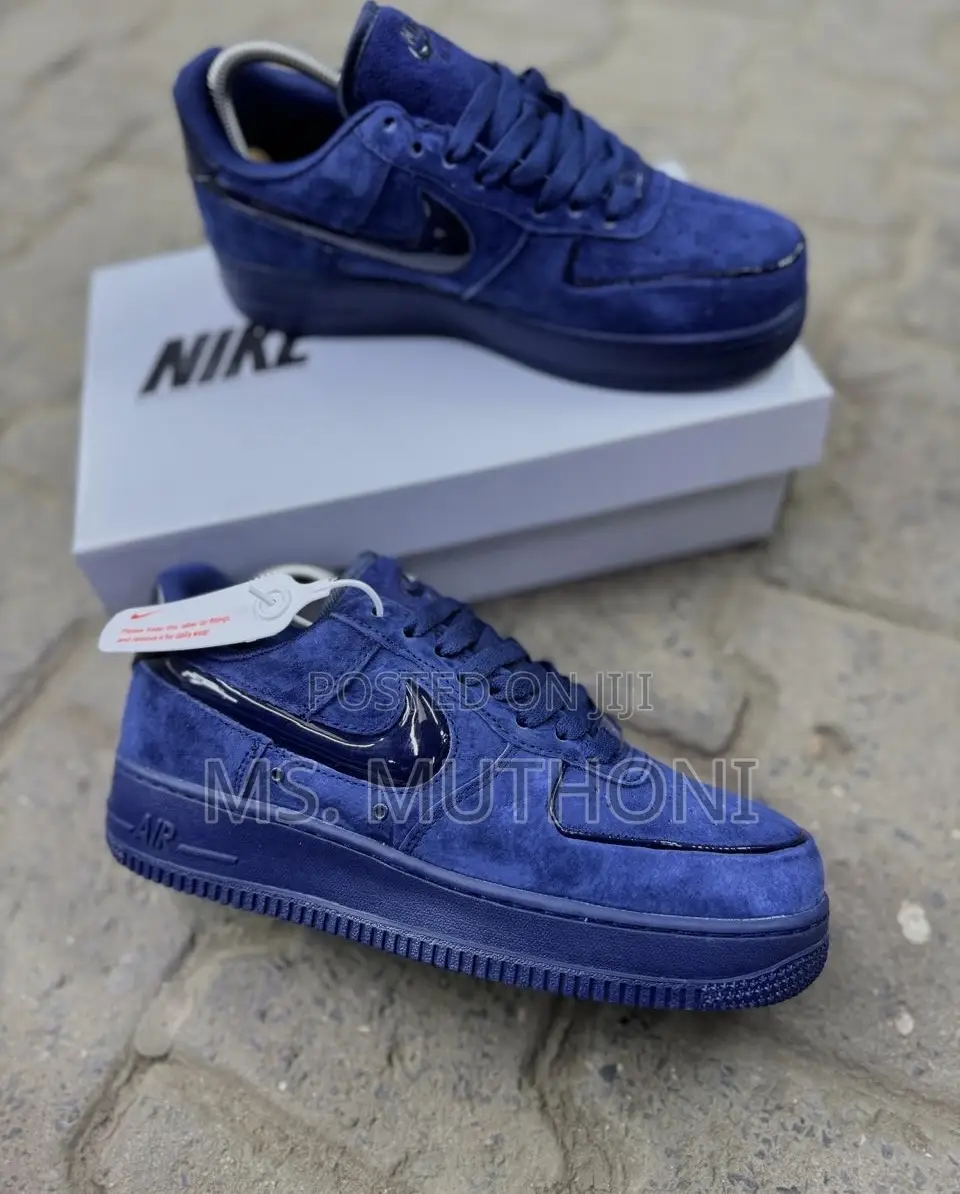 Unique Glossy, Bubble-Style Swoosh Airfoce 1 Velvet Size 40-45