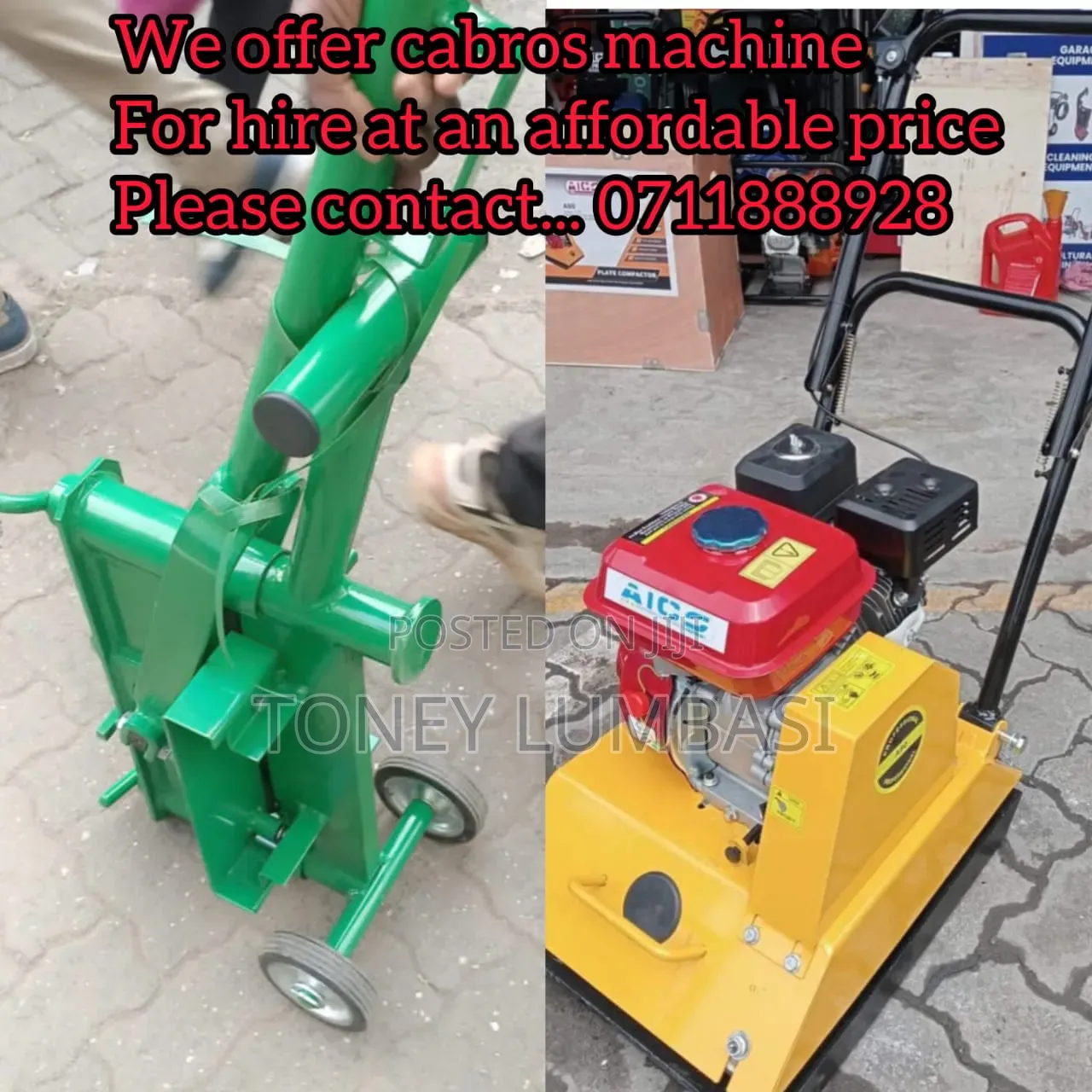 Cutter and Plate Compactor