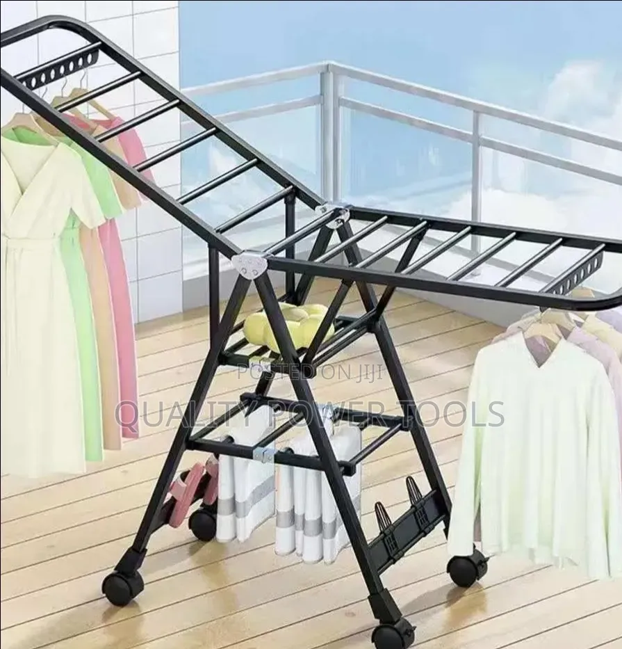 *Foldable Clothes Drying Rack, 