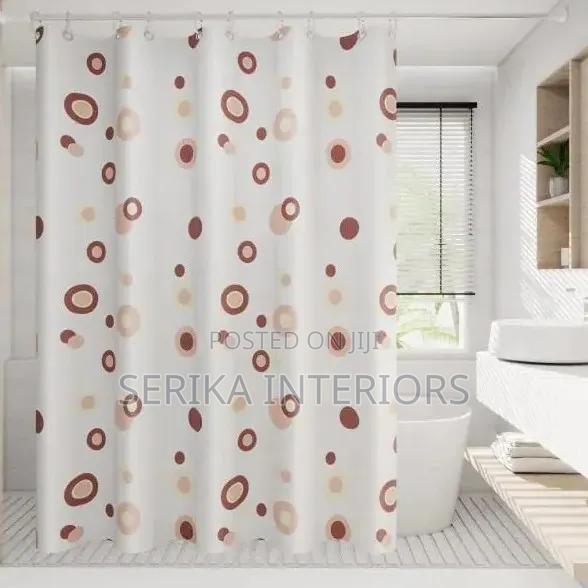 Polkadot Shower Curtains Shower Curtains Environmental Friendly