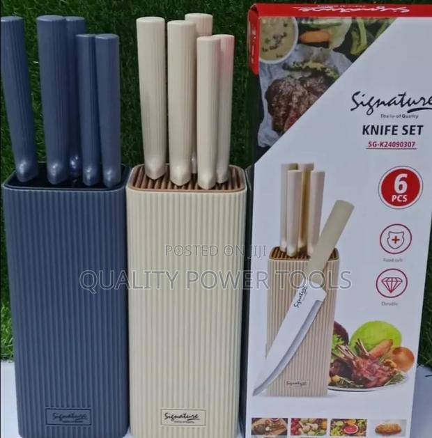 Durable 6pcs Chef Knife Set – Quality Stainless Steel Kitchen Knives
