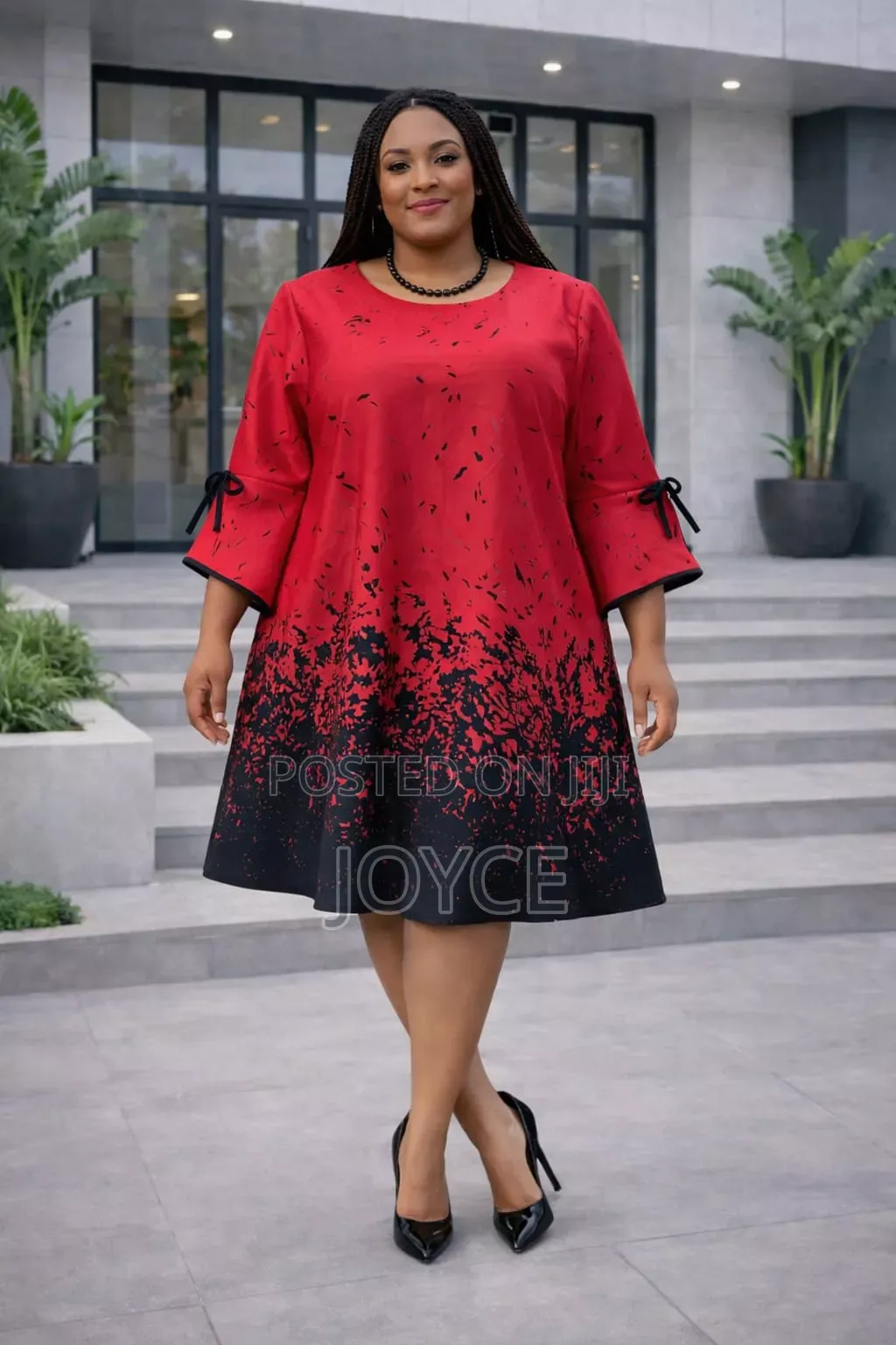 A-Line Dress With Flair Hands