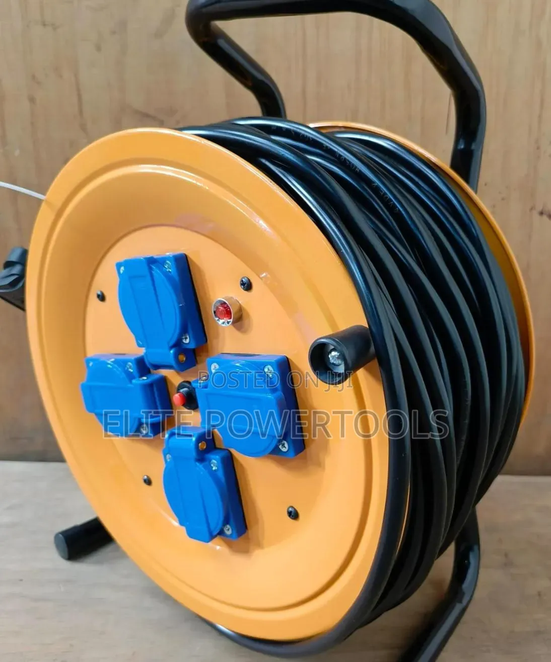 100m Cable Reel Extension Lead / Industrial Extension Cable Drum