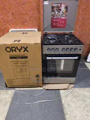 Mika Oryx Standing Cooker, 60cm X 60cm, 3 Gas Pool Jet Burners