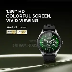 Oraimo Watch 6r Osw-823 1.39” Antiscratch Panda Glass Smart Watch