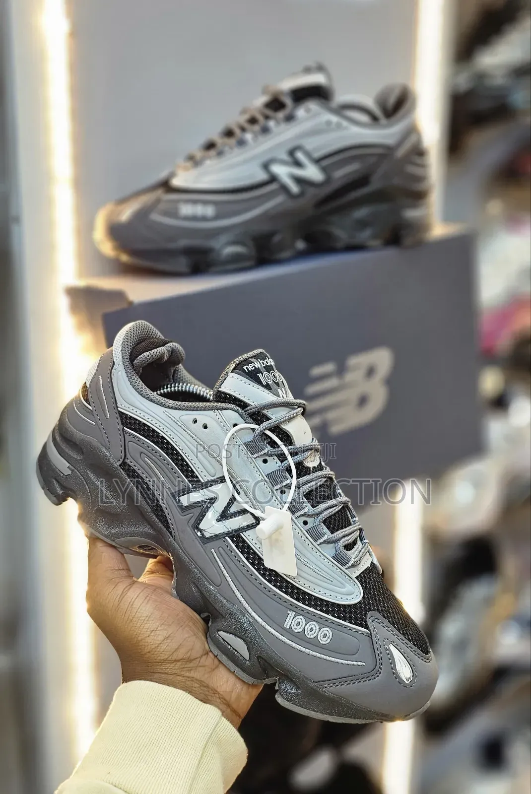 All Black New Balance 1000