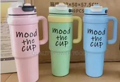 Mood The Cup, Stanley Mug Tumbler With Handle And Straw