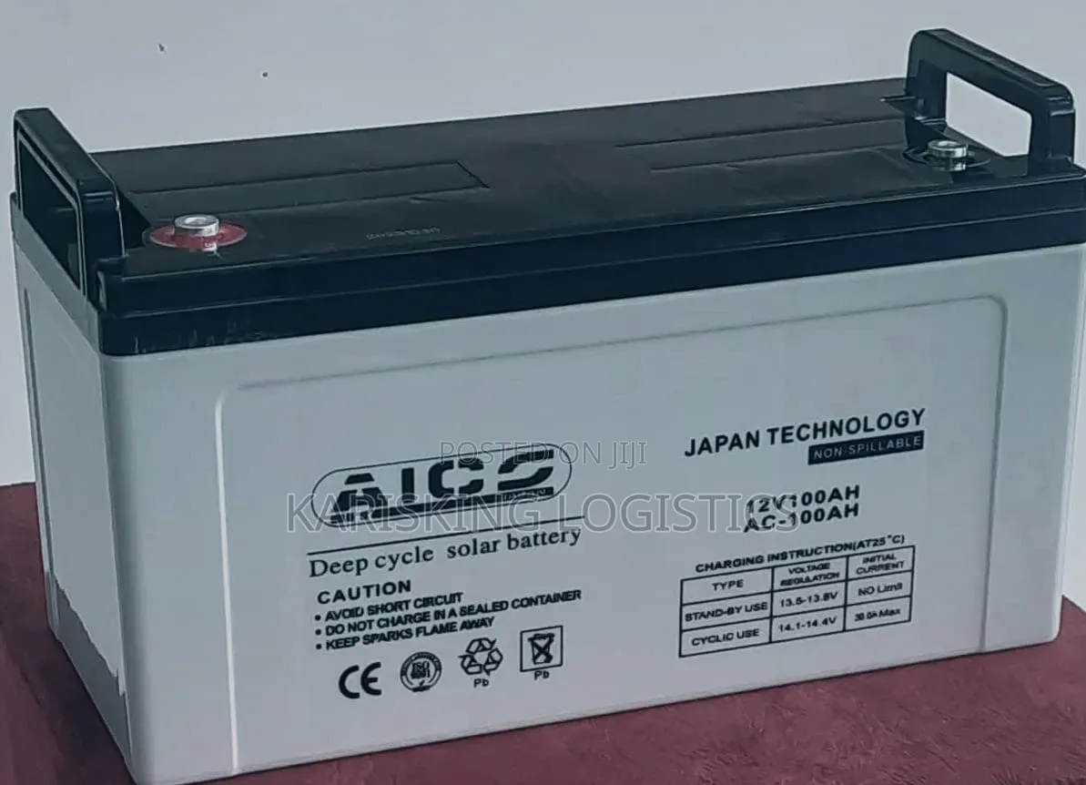 Aico 100 Ah Gel Battery 12v 10 Hr
