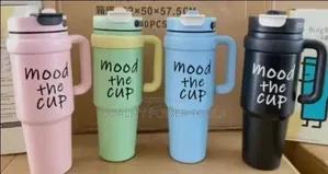 Mood The Cup, Stanley Mug Tumbler With Handle And Straw
