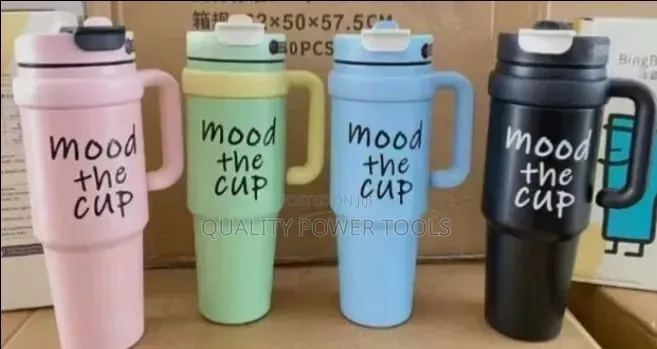 Mood The Cup, Stanley Mug Tumbler With Handle And Straw