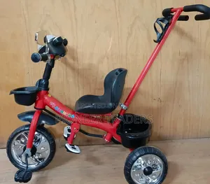 Pushable Tricycle With Handle