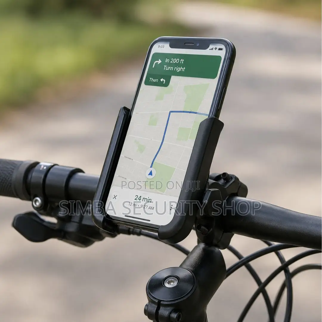 Rotating Metallic Smart Phone Holder Mount Cycling Motorbike Metal