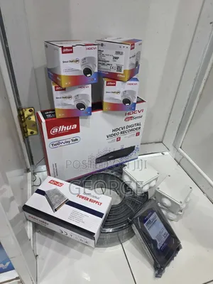 Dahua 4 Camera CCTV System With Smart Hybrid Night Vision