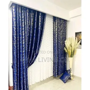 3-in-1 Blackout Curtains Drapes Set With Sheer