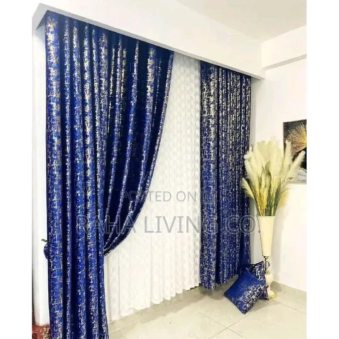 3-in-1 Blackout Curtains Drapes Set With Sheer