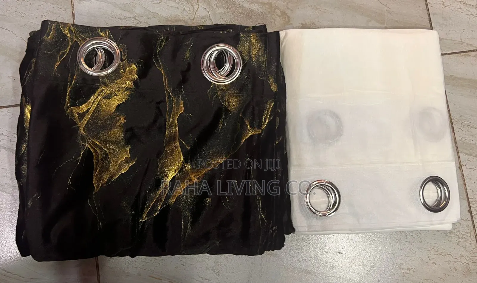 3-in-1 Blackout Curtains Drapes Set With Sheer