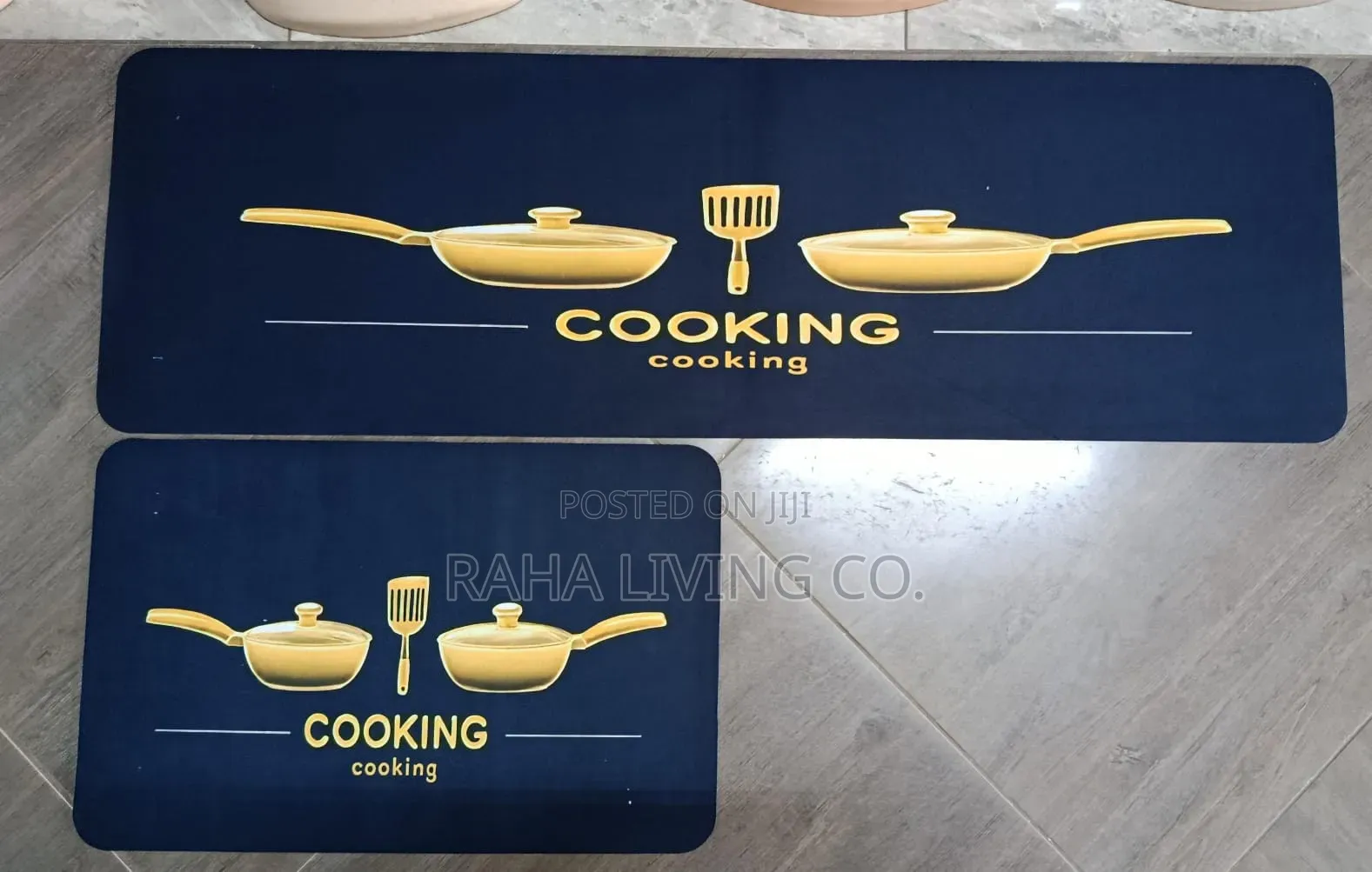 2-Piece Kitchen Mats Set – Large Medium Sizes