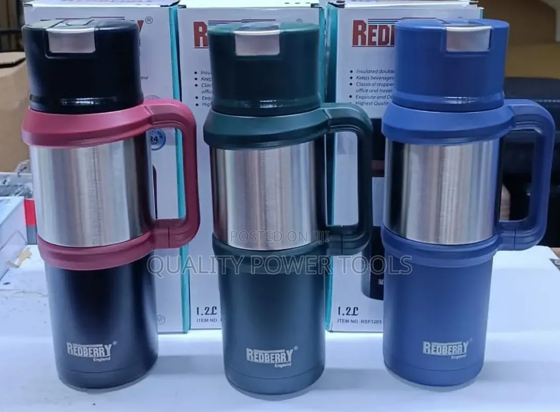 Redberry Stainless Steel Flask 1.2l.
