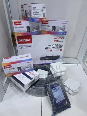 Dahua 4 Channel CCTV Kit With 100m Cable and Connectors