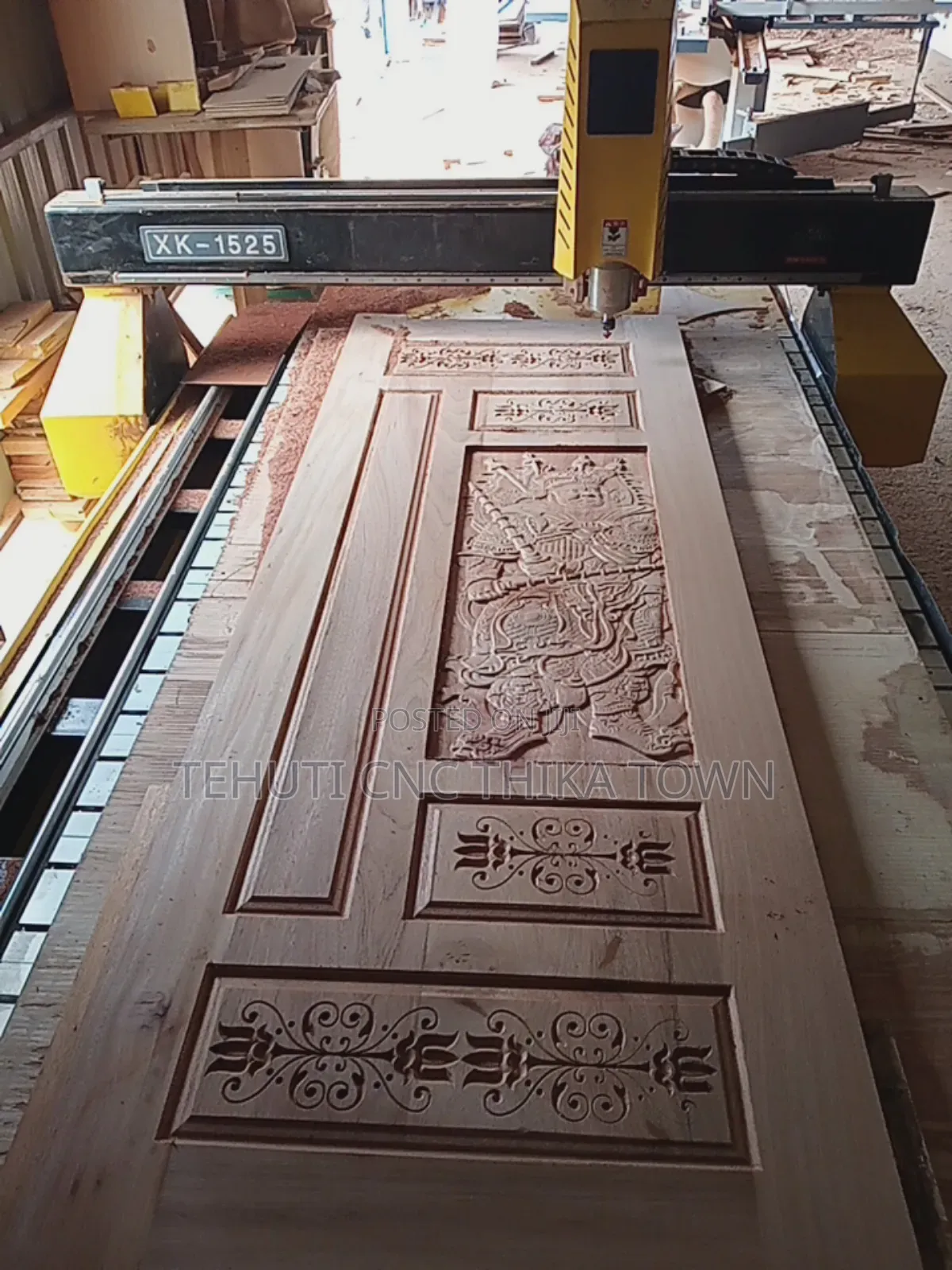 Wooden Door Sculpting Reliefs