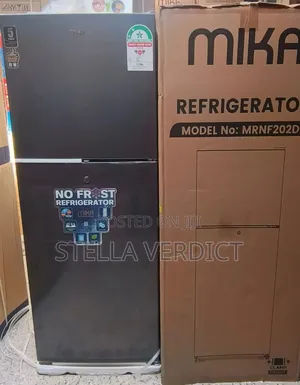 Mika 202litres No Frost Double Door Refrigerator