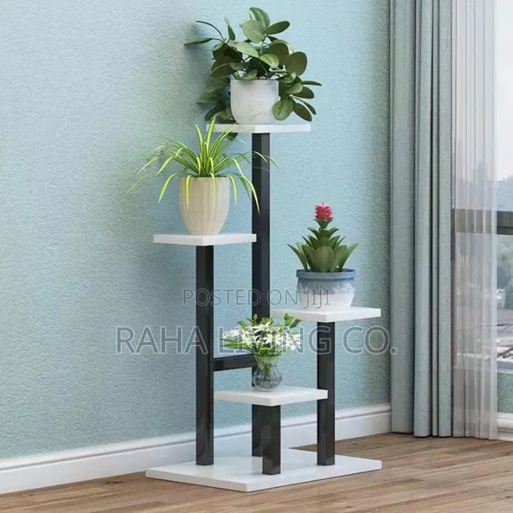 Multi Layer Wooden Floral Plant Display Rack | Indoor Outdoor