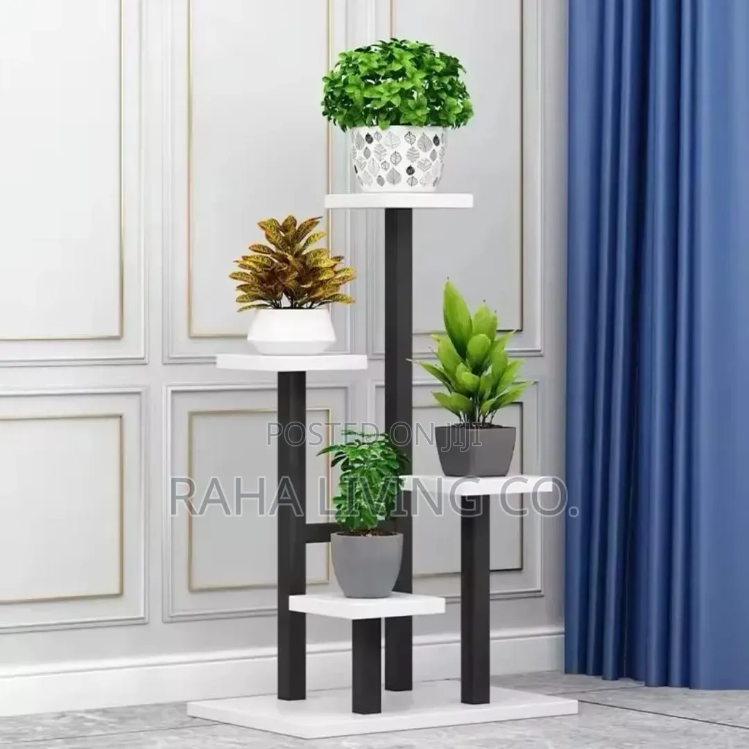 Multi Layer Wooden Floral Plant Display Rack | Indoor Outdoor