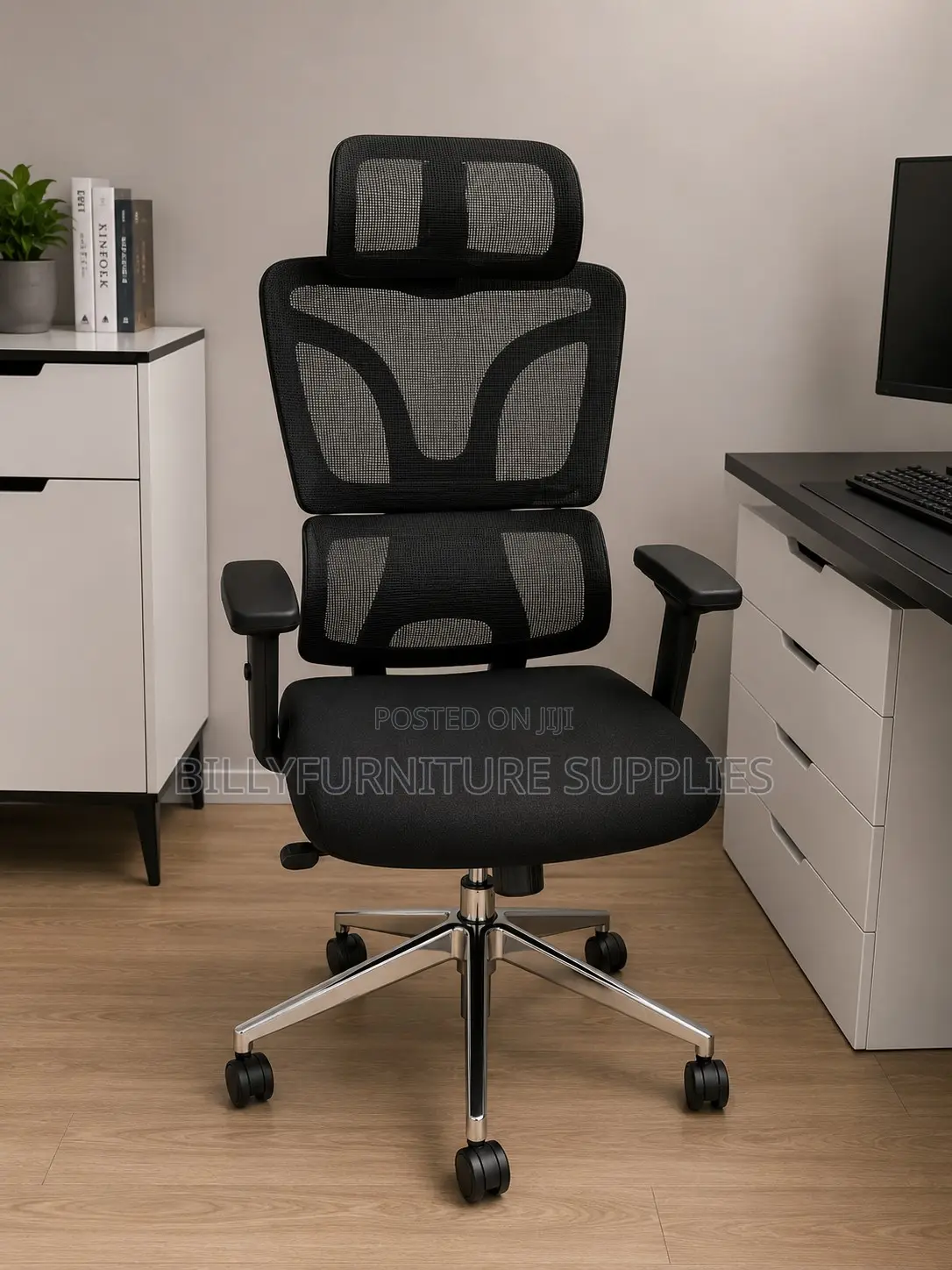 Ergonomic Mesh Office Chair Nairobi – Premium Headrest Comfort