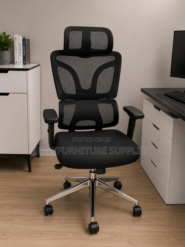 Ergonomic Mesh Office Chair Nairobi – Premium Headrest Comfort