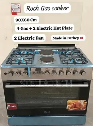 60*90 Roch 4+2 Standing Coooker With Electric Oven