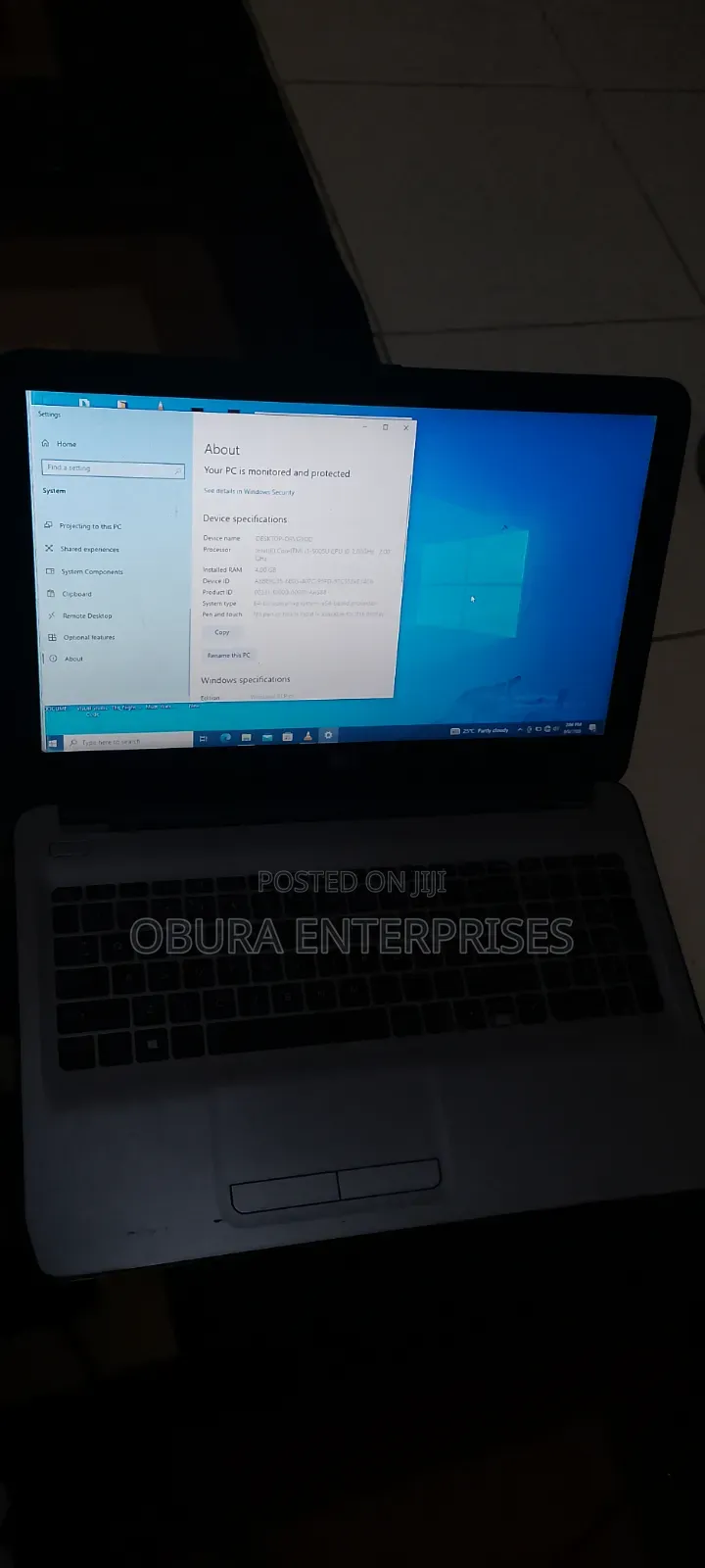 Laptop HP 248 G1 4GB Intel Core i5 SSD 500GB
