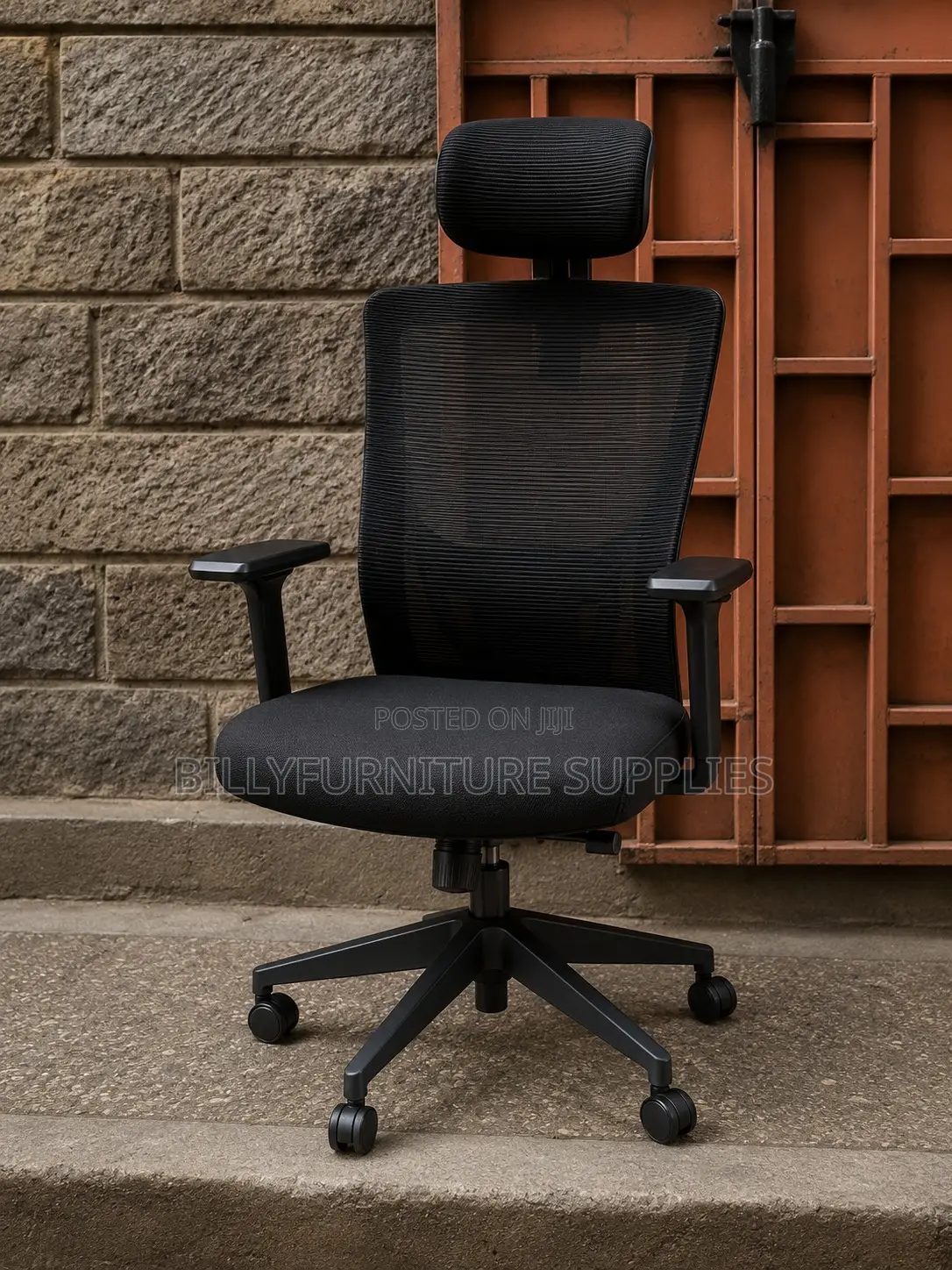 Executive Mesh Chair Nairobi – Lumbar Support Office Comfort
