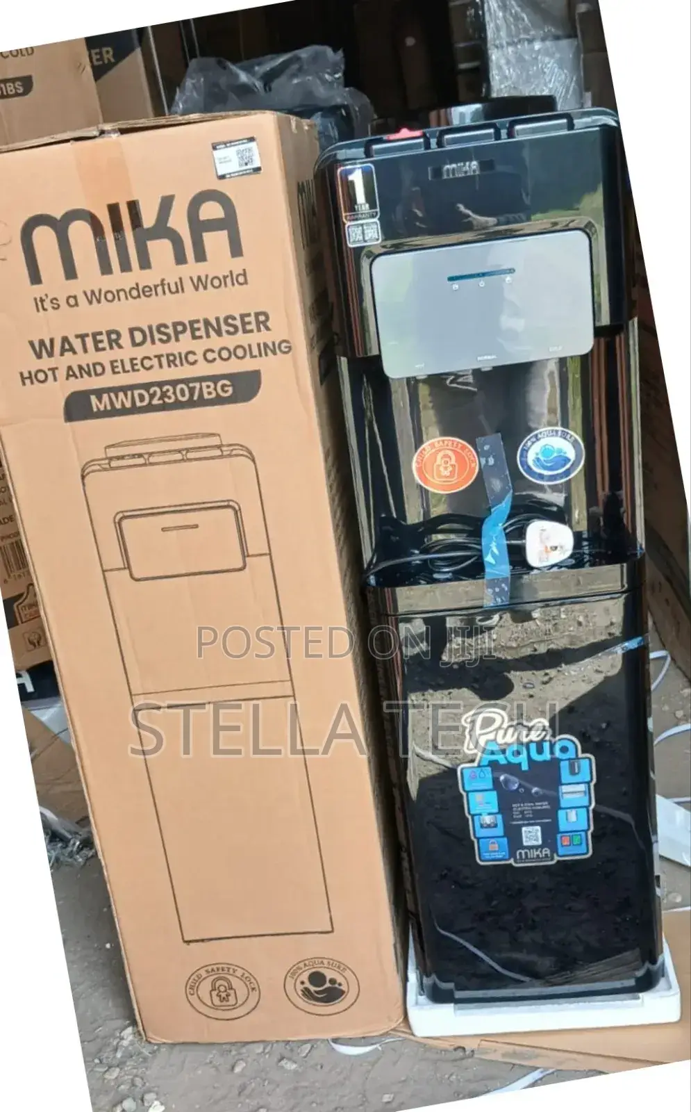 Mika Mwd2307bg. 3 Taps; Hot, Normal, Electric Cooling Water Dispenser