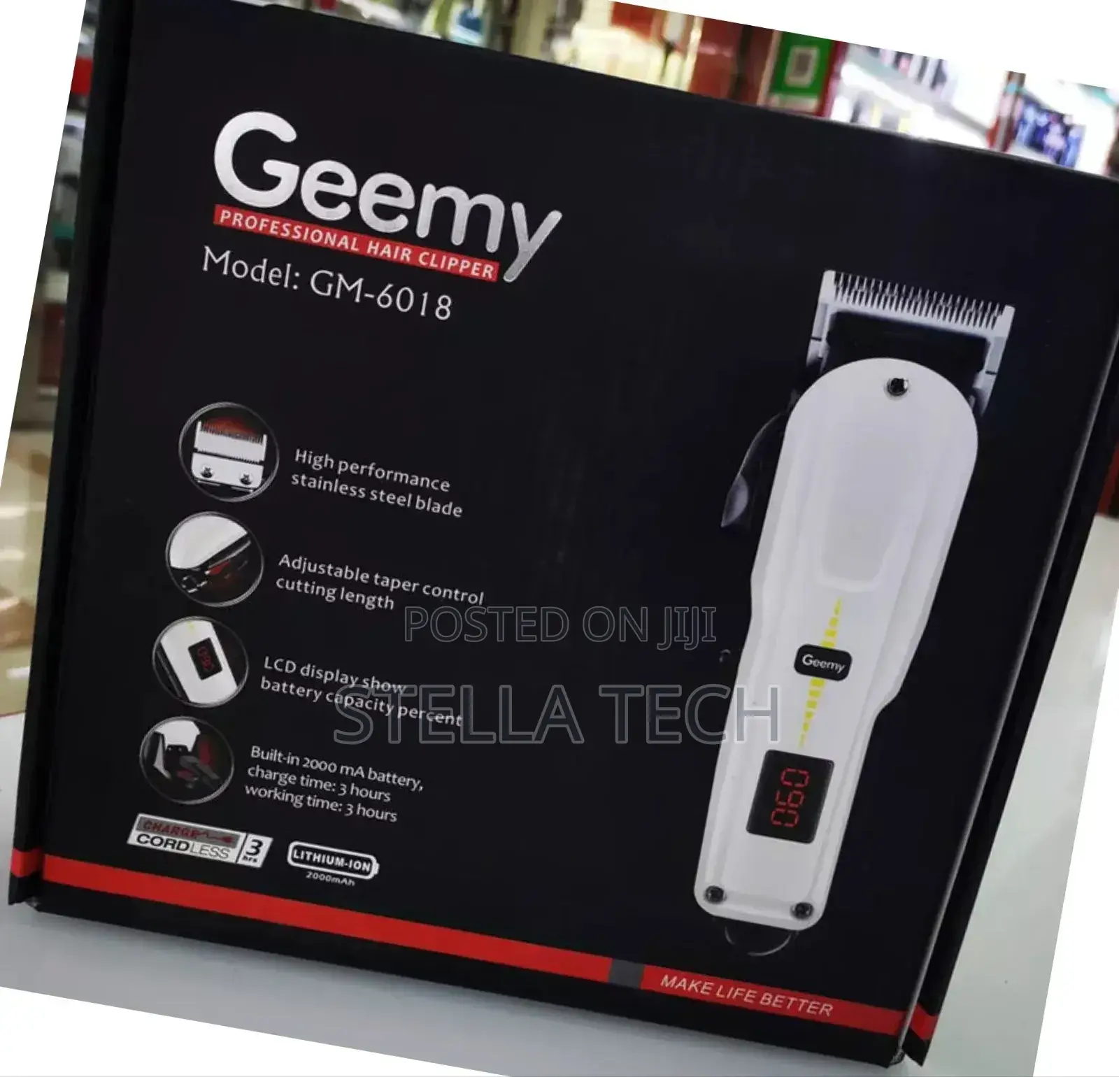 Geemy 6018 Cordless Hair Clippers