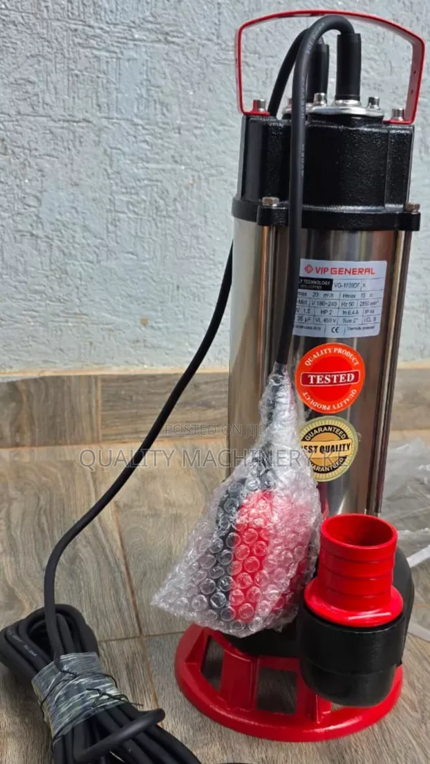 Stainless Vip General Sewage Pump 
1.0hp(12m)