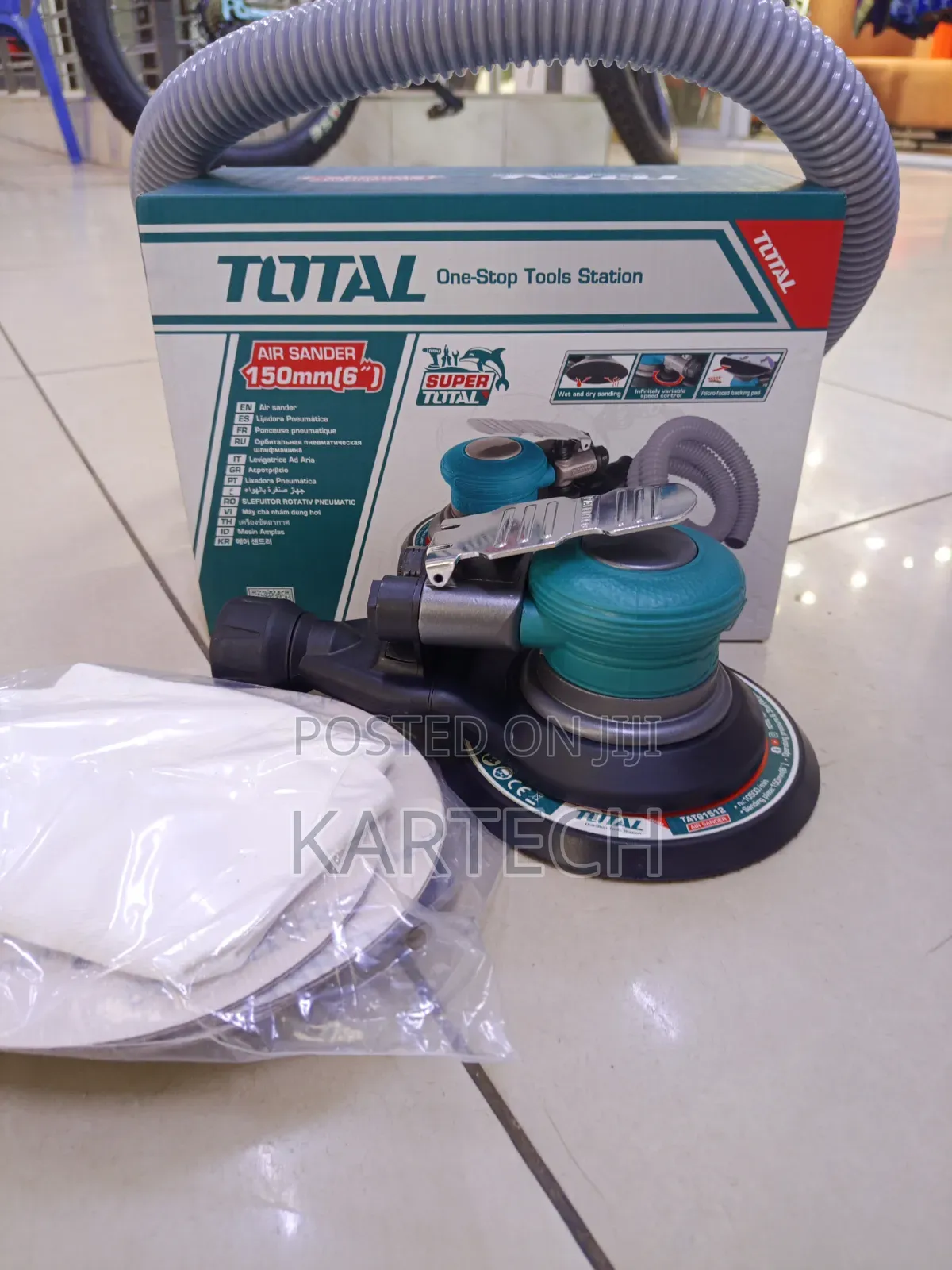 Total 6-Inch Random Orbit Air Sander