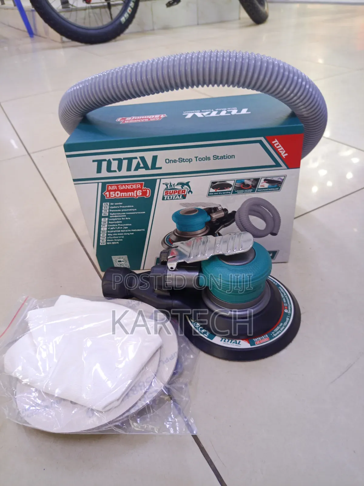 Total 6" Pneumatic Air Sander