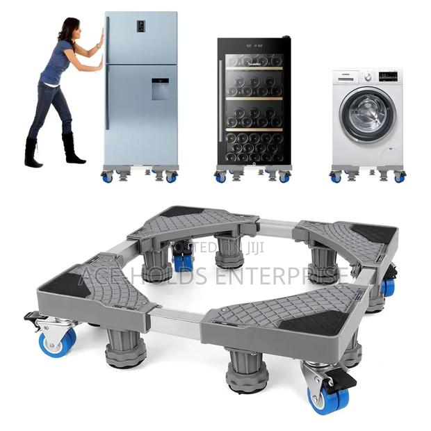 Heavy Duty More Sturdy Adjustable Fridge/ Washing Machine Base Stand