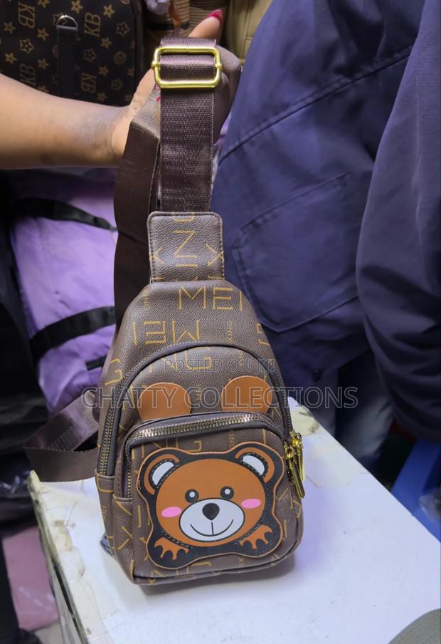 Kids New Leather Chest Crossbody Bags
