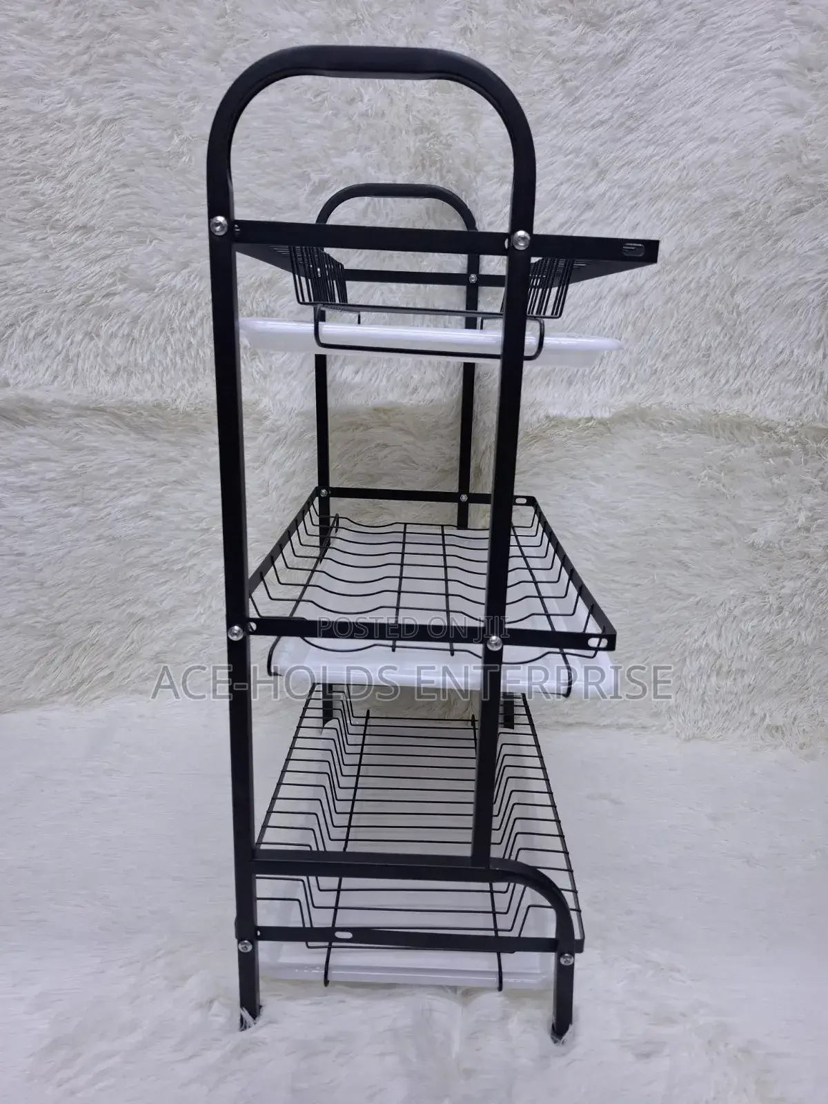 Quality Carbon Designed Reki Dish Rack 3 Tier Sections