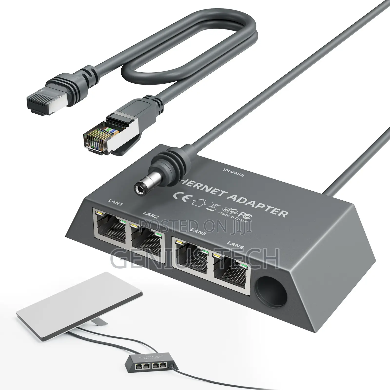 Starlink Gen 3 / Mini Ethernet Splitter – High-speed Internet Adapter