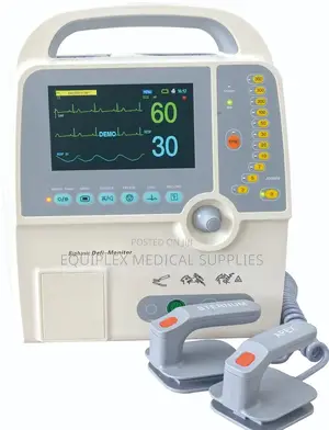 Biphasic Defibrillator Machine (High Resolution Display)