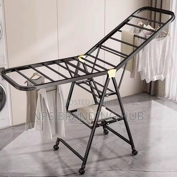 .Movable Foldable/Portable Laundry Drying Rack (Cn